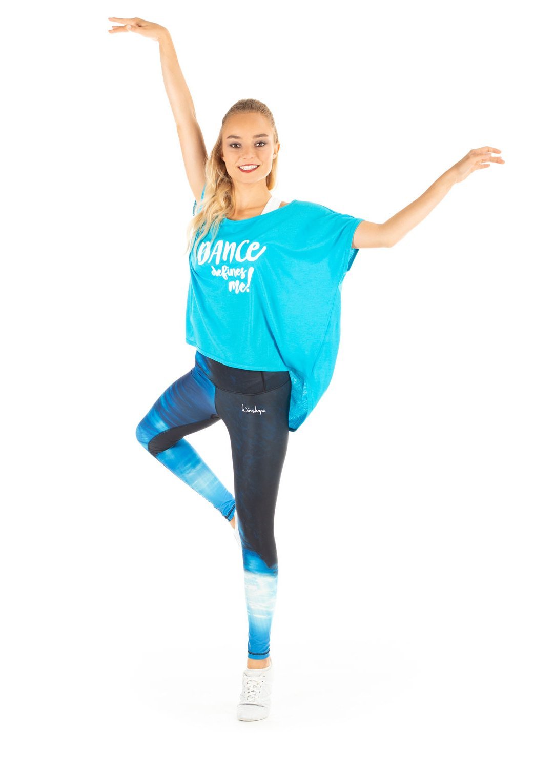 Winshape MCT017 ULTRA LIGHT - T-shirt met print - hemelsblauw