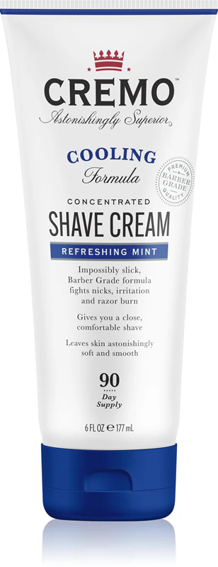Chladivý krém na holenie Cremo Refreshing Mint v tube