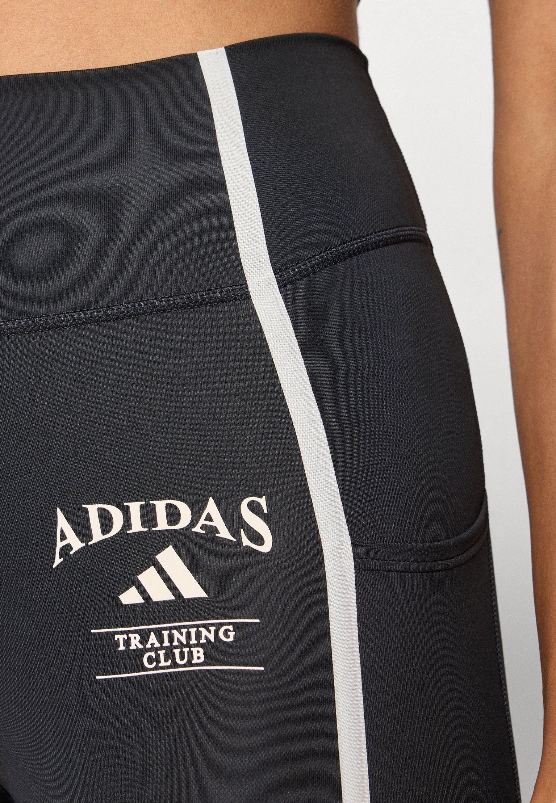 adidas Performance HERITAGE - Leggings - zwart/krijtwit