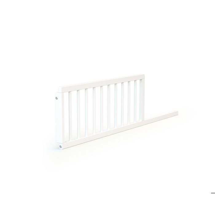 AT4 - SEREN Sponda di protezione in legno per lettino - 120 x 32 x 4 cm Bianca -