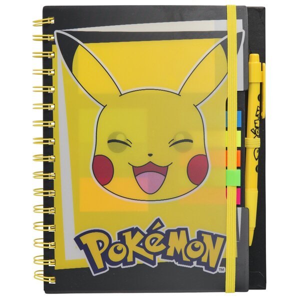 Pokémon žiedinis segtuvas užrašų knygelėje<br>
