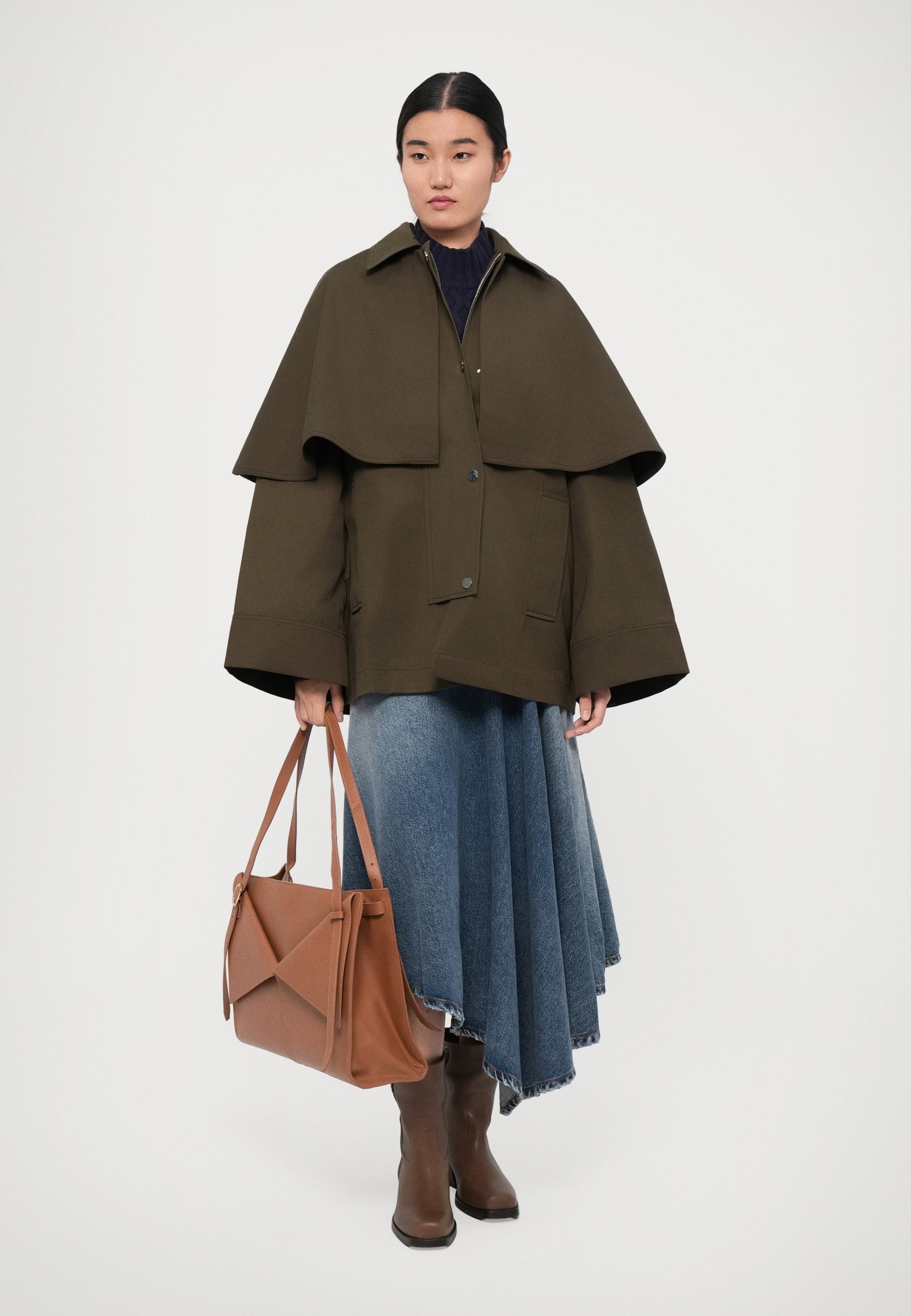 Rodebjer MALIN - Manteau court - brown moss