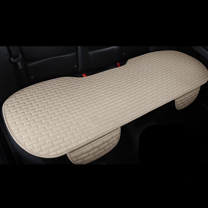 Funda para asiento de coche - PZCC - Lino - Beige - Universal - 1 funda trasera