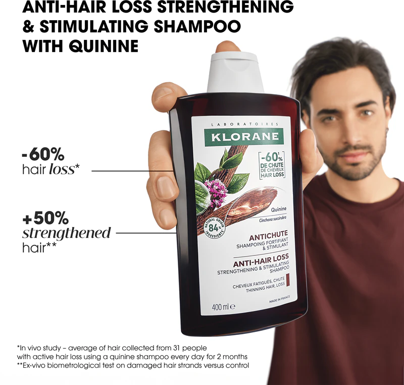 Shampoo Antiqueda de Cabelo com Quinina Klorane