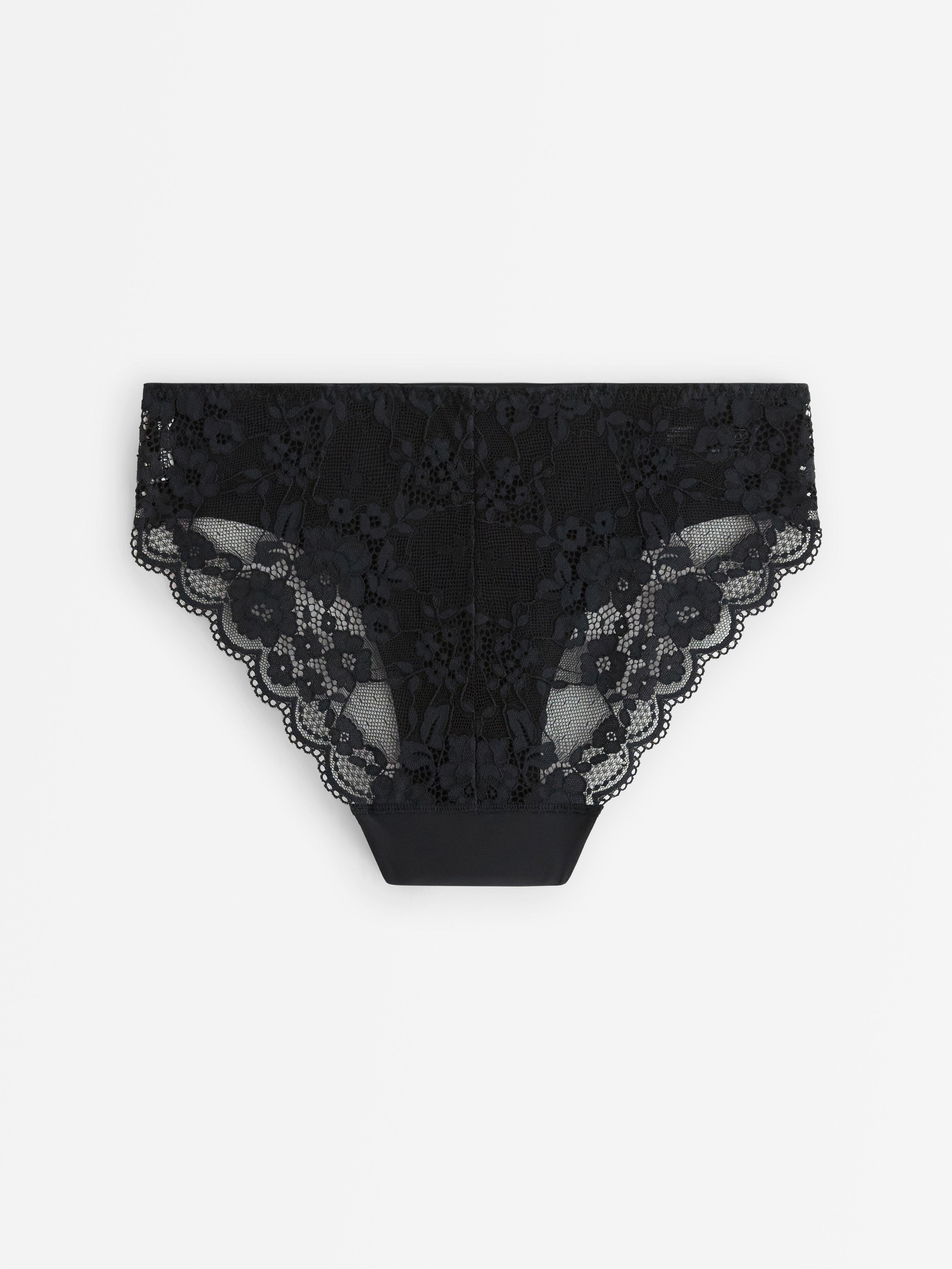 Soutien-gorge menstruel Female Engineering - absorption moyenne - taille basse avec dentelle noire