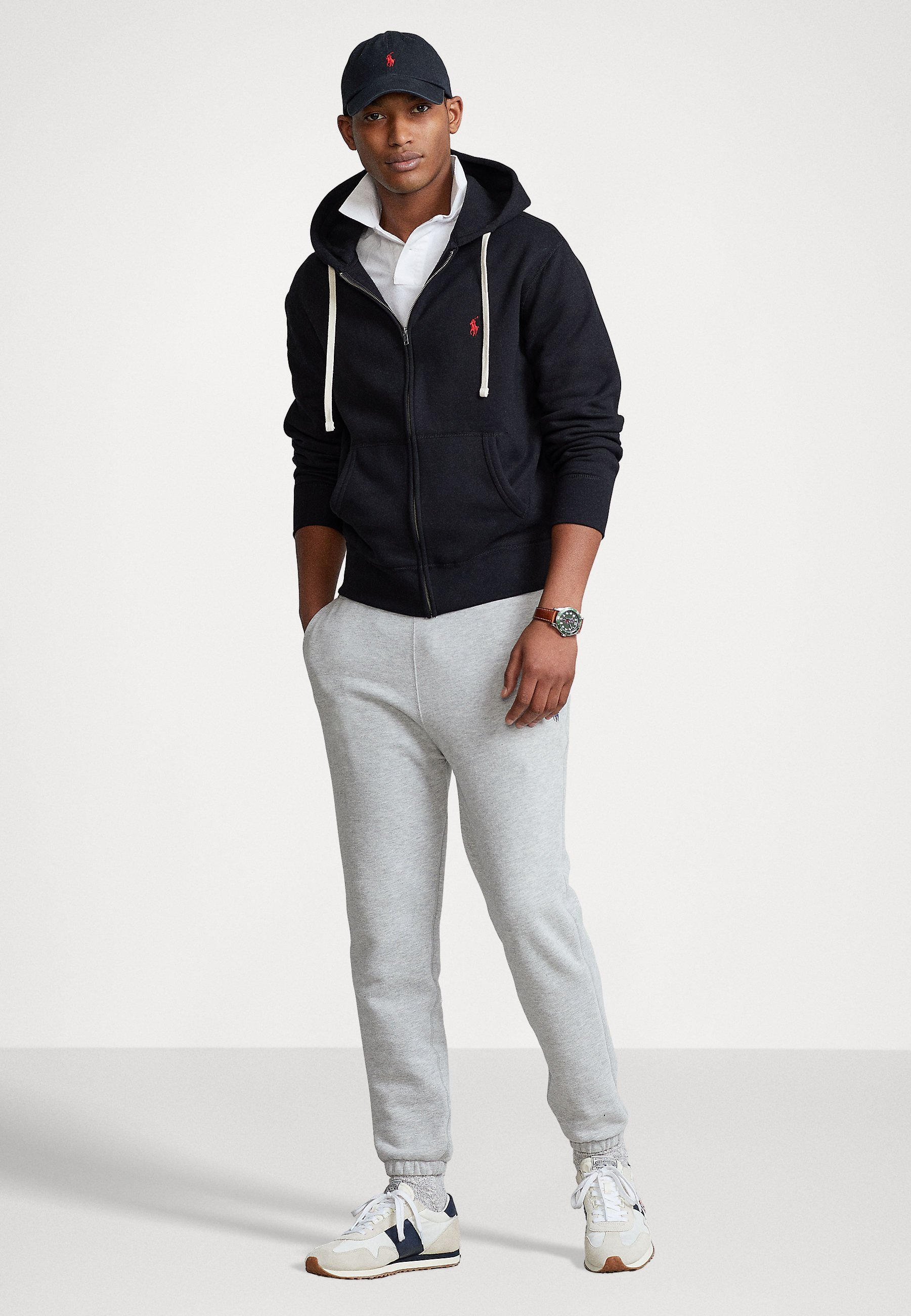 Felpa con cappuccio Polo Ralph Lauren THE RL FLEECE HOODIE - Felpa con zip - nera