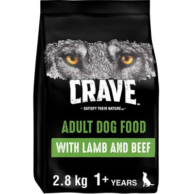 CRAVE Sucha karma dla dorosłych psów z jagnięciną i wołowiną