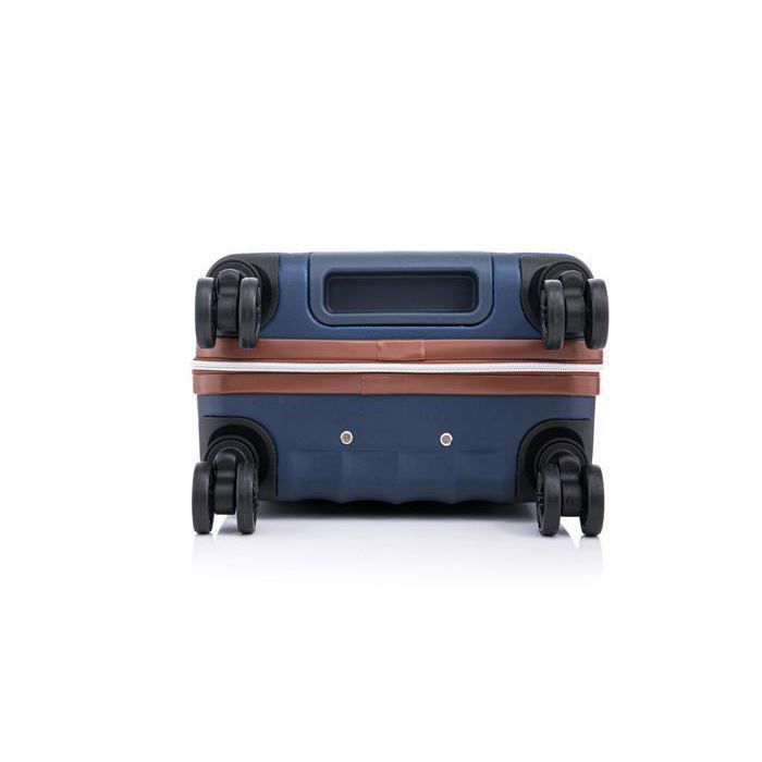 Valise Cabine - CELIMS FRANCE - Modèle 2025 Liberté - 45x36x20 cm - Cadenas à combinaison - Bleu Minuit