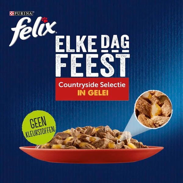 Purina Felix Every Day Party Mix Selection v želeju za mačke<br>80 x 85 g