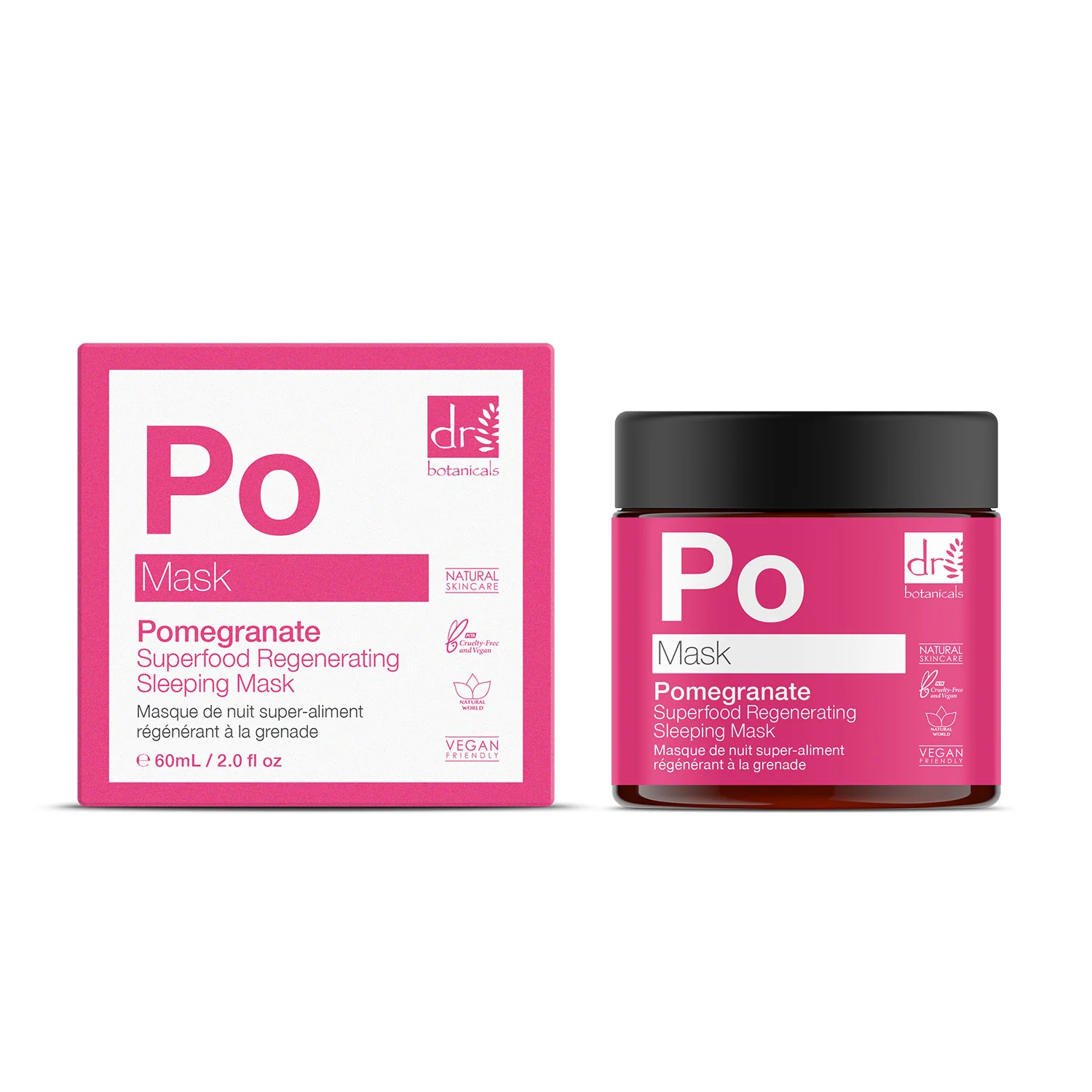 Apothecary Pomegranate Superfood Regenerating Sleeping Mask - Tratt.globale viso notte , Maschera Idratante viso