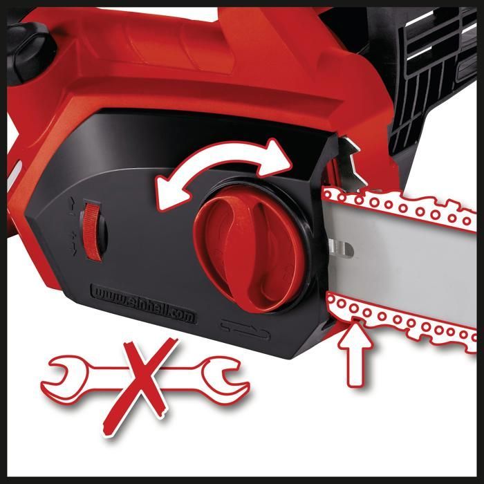 Motosega elettrica Einhell GH-EC 1835 (1800 W, lunghezza di taglio 32,5 cm, barra guida e catena Oregon)