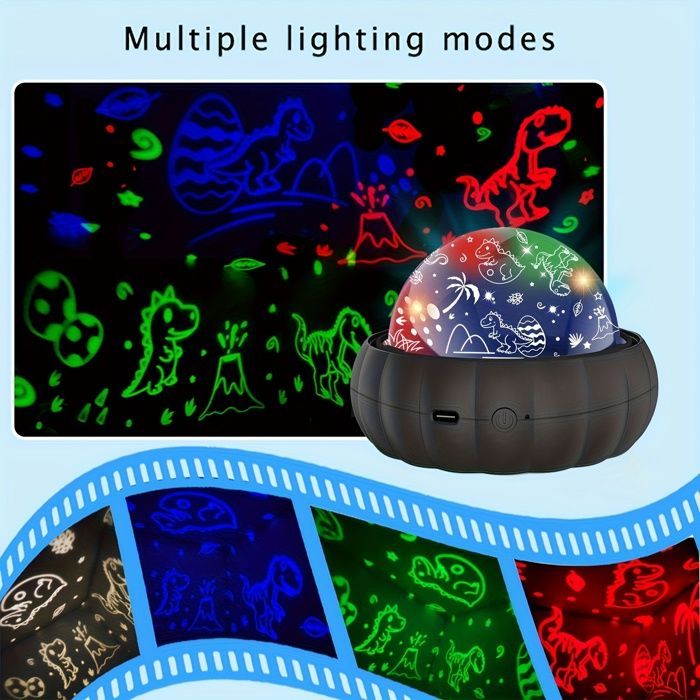 3-in-1 Sterrenprojector - Nachtlampje voor kinderen, kleurveranderend, maan en sterrenstelsel - Binnenverlichting voor de slaapkamer