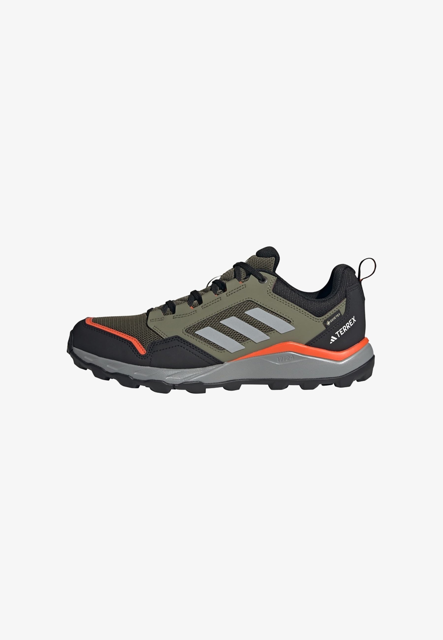 Adidas Terrex TRACEROCKER 2.0 GORE-TEX® TRAIL - Wandelschoenen - olijfgroen, antracietgrijs, effen grijs, semi-impact oranje