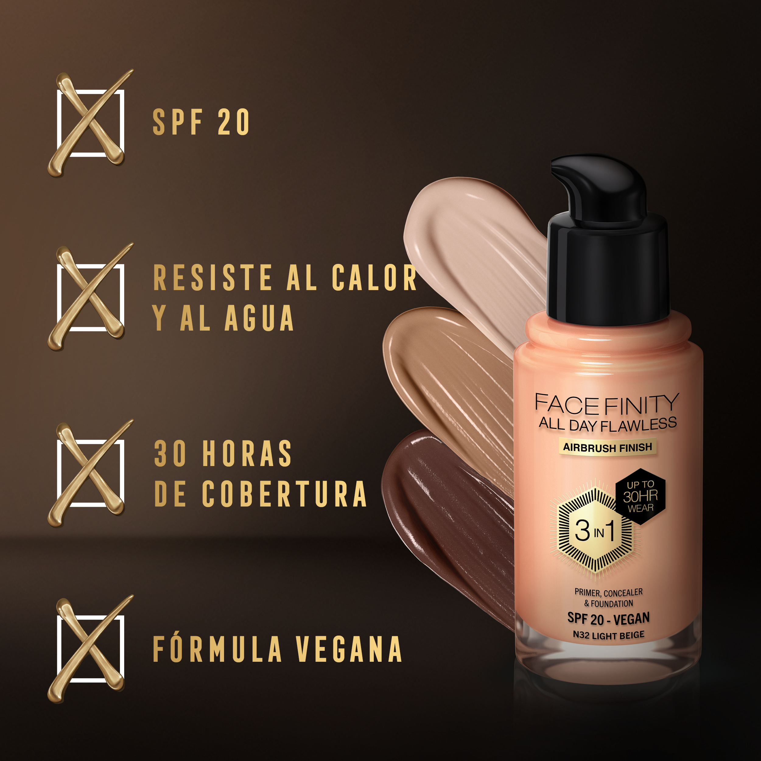 Facefinity Foundation Makeup Podlage