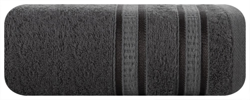 Ręcznik Mila 70x140 grafitowy bambusowy frotta 500g/m2
