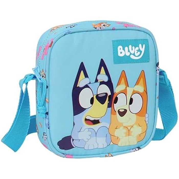 Bolso pequeño de hombro - SAFTA - Azul - Cómodo - Con cremallera - Para niños de 5 a 14 años