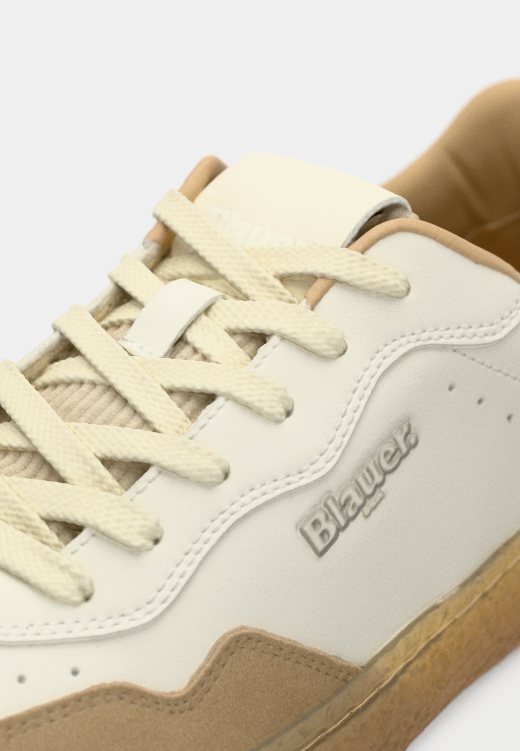 Blauer RUSTON01 - Sneaker - creme/schwarz