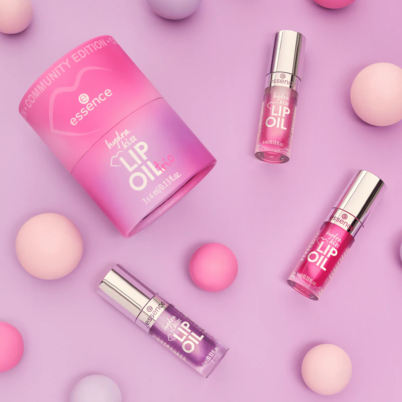 Sada na pery Essence Hydra Kiss Lip Oil Trio