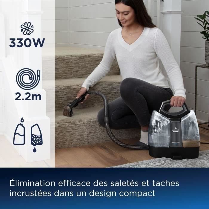 BISSELL Spot Clean Plus 3724N - Quitamanchas multisuperficie - Potencia de 330 W - Radio de acción de 5 m