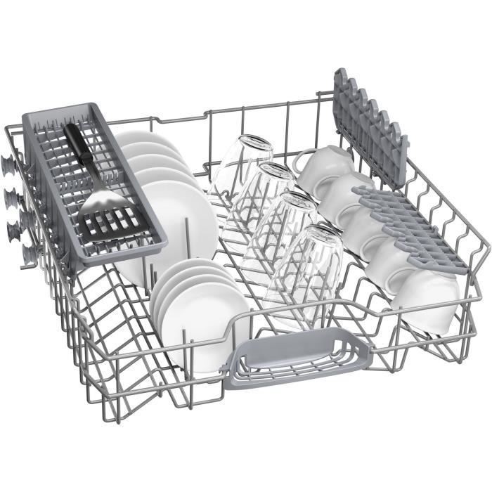 Lave-vaisselle semi-encastrable BOSCH SMI2HTS02E SER2 - 13 couverts - Induction - L60cm - 46 dB - Acier Brossé