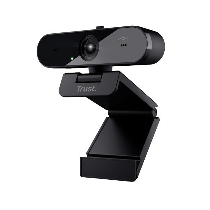 Webcam 2K QHD - TRUST - Taxon - Messa a fuoco automatica - 2 microfoni - Filtro privacy