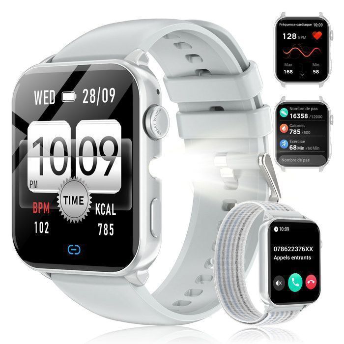 Smartwatch Blackview R30MAX per uomo e donna, tracker di attività da 1,91