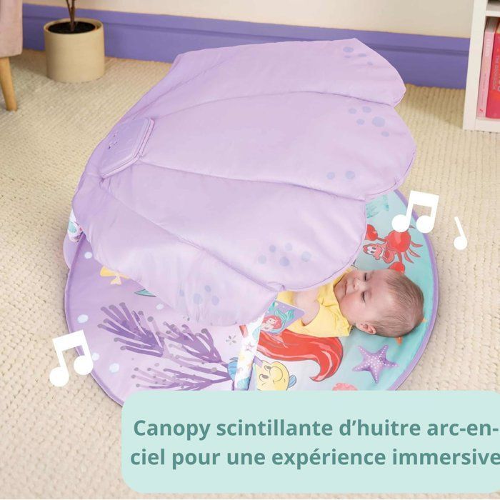 DISNEY BABY - LA SIRENETTA - Palestrina per neonati, giocattoli sensoriali e musicali, luci decorative, regalo per neonati