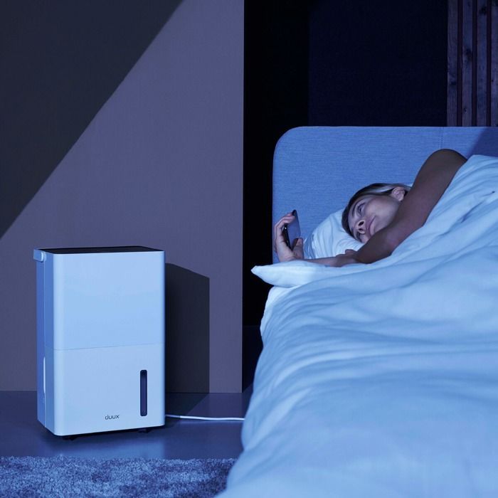 Desumidificador Duux Bora DXDH20 de 20 litros com modo de secagem e conectividade.
