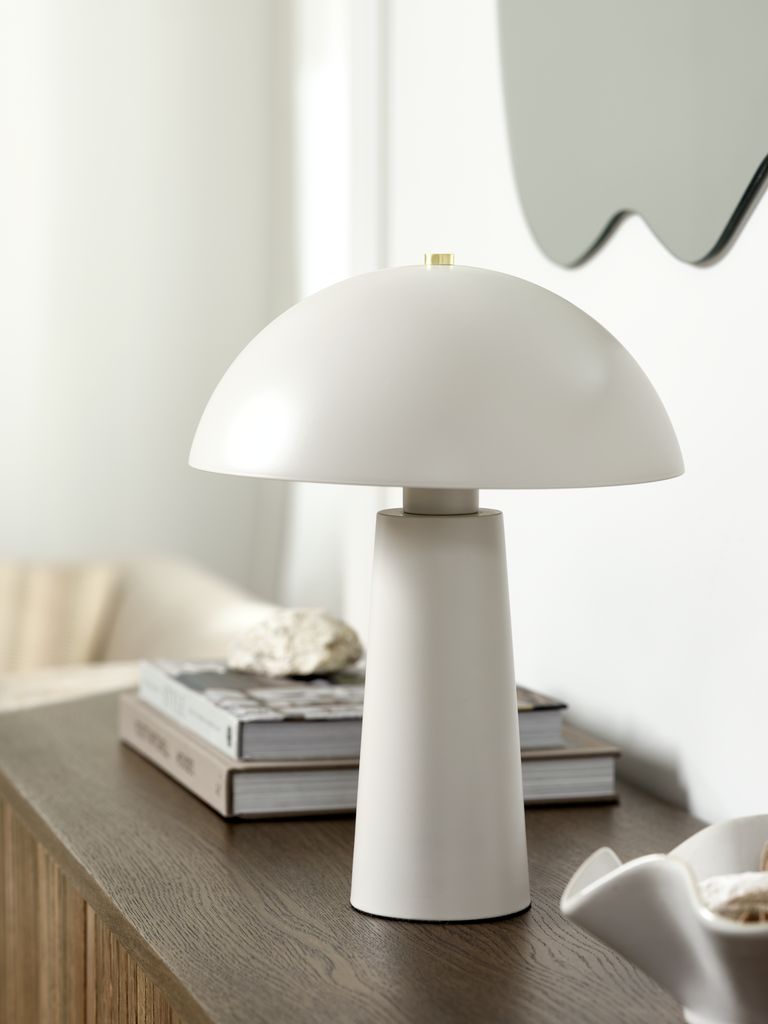 MARKUS stolna lampa Ø27xV35cm siva