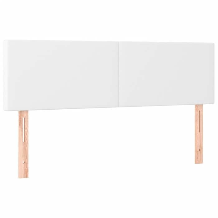 Estructura de cama con colchón - Maison Exclusive - 140x190 cm - Piel sintética - Máxima relajación