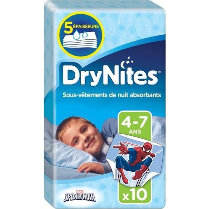 Couches pour garçons 4-7 ans x 10 Huggies