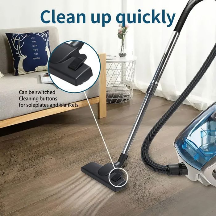 Aspiradora sin bolsa, 2800 W, 1,5 L, potencia de succión de 15 000 Pa, alta filtración, funcionamiento silencioso, filtración de alto rendimiento.