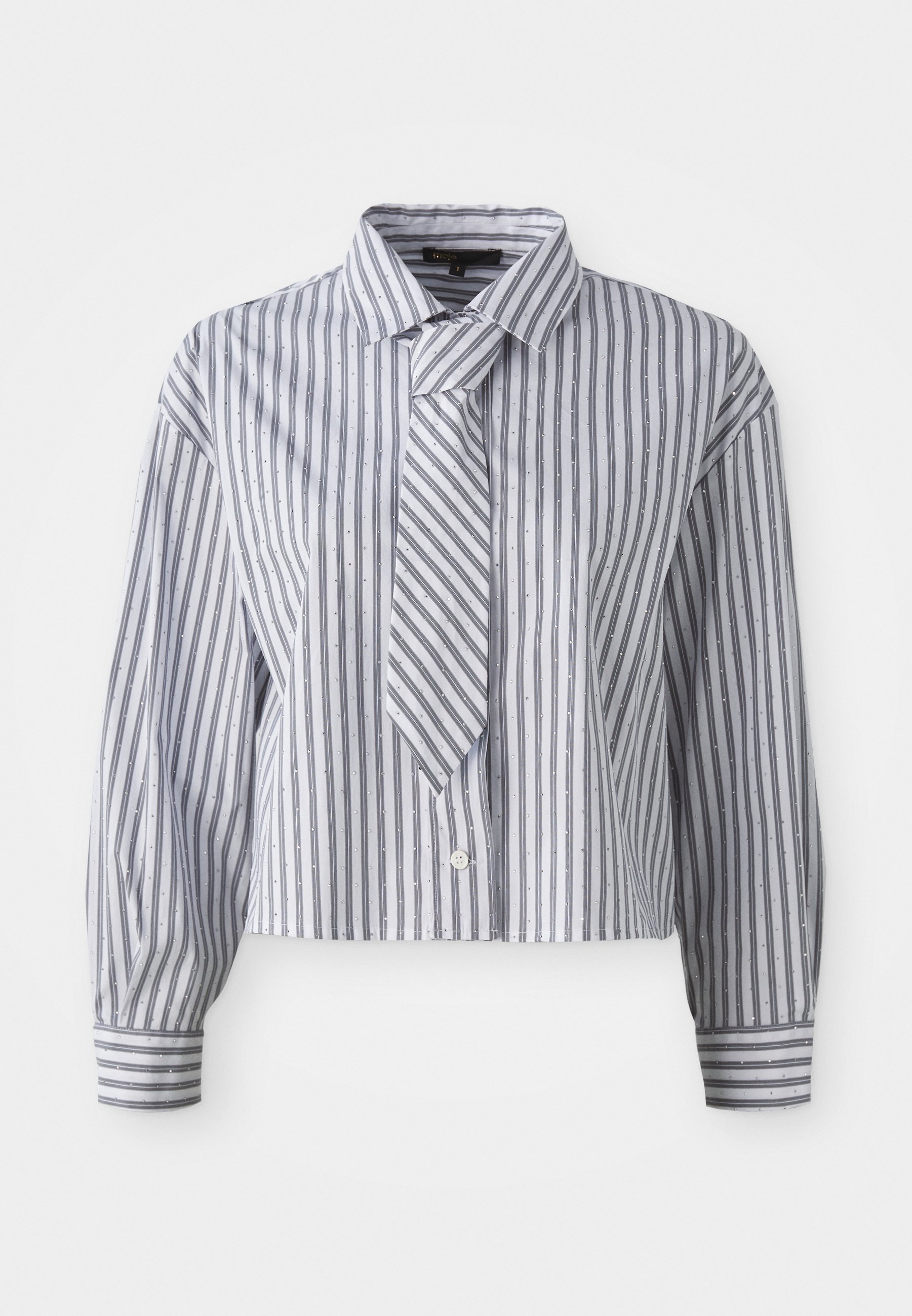 Maje CIBACKY - Blusa button-down - bianco sporco