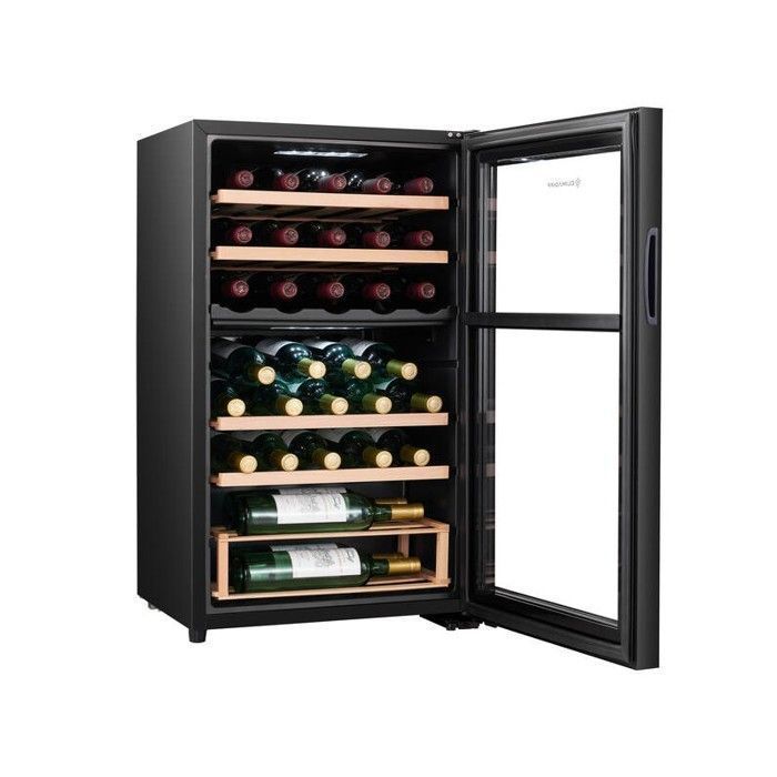 CEPAGE33DZ – Wine cellar – Climadiff – 33 bottles – 2 zones – 49.5 × 43.0 × 84.8 cm – Energy class G – 36 dB