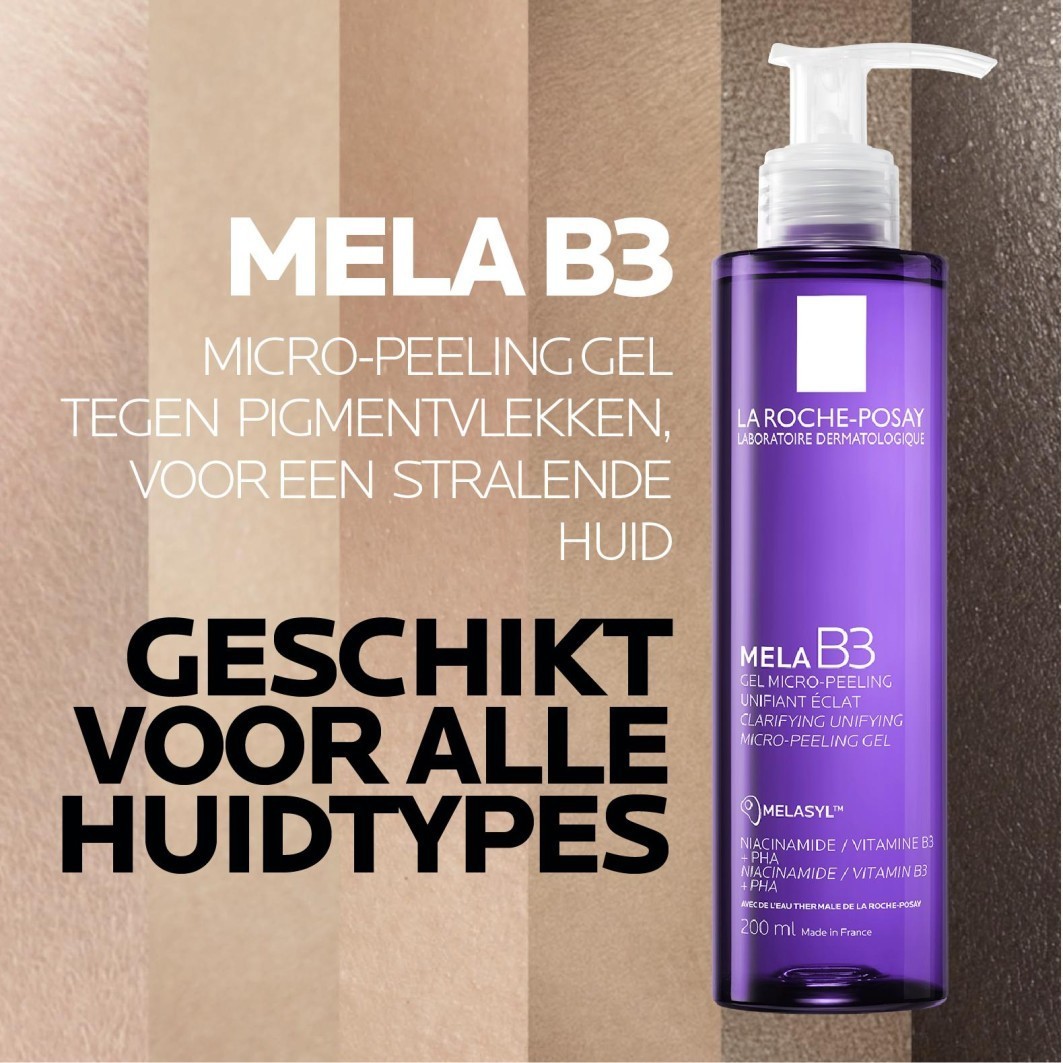 La Roche-Posay Mela B3 attīrošs, izlīdzinošs mikropīlinga gels - 200 ml