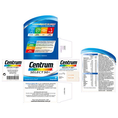 Centrum Doplněk stravy Vitamíny Centrum Select 50 30 tablet 30 tablet