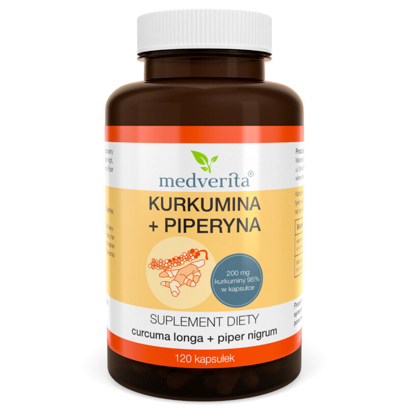 Medveritas Kurkuminas + Piperinas