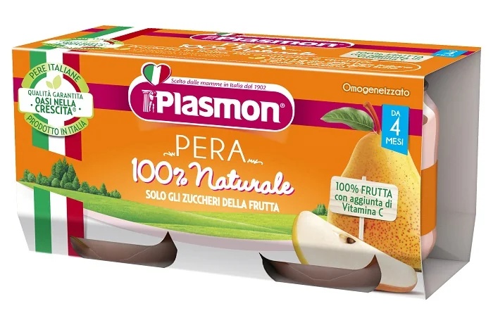 PLASMON Plasmon Omog peer 2x80g zonder lijm