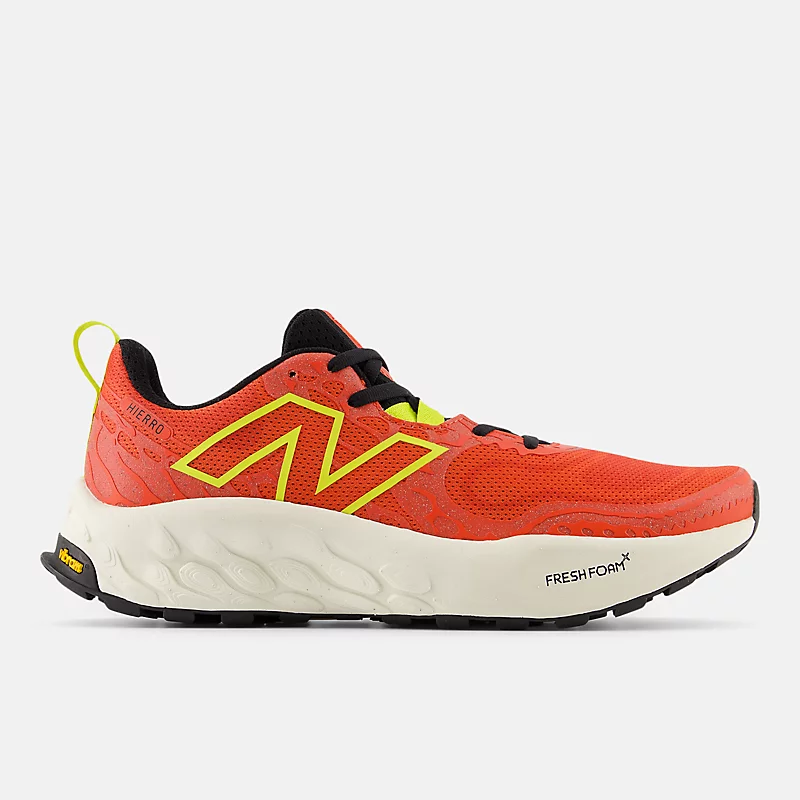 Fresh Foam X Hierro v8 Heren Foam - Neo Flame met Tea Tree en Angora