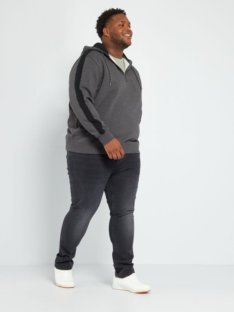 Sudadera con capucha de felpa - GRIS