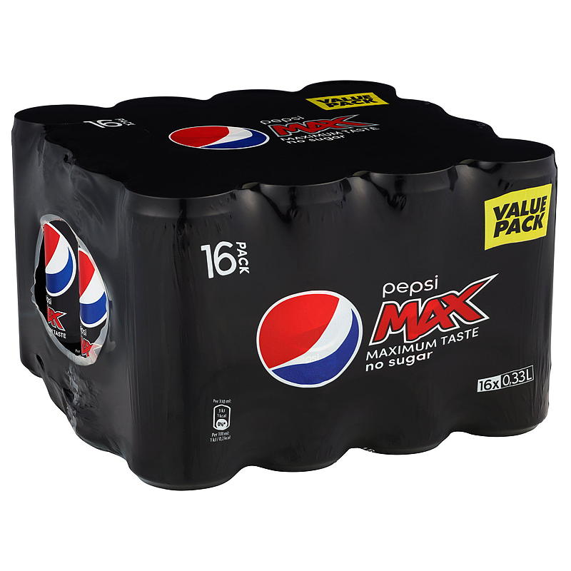 Pepsi Pepsi Max 16 lattine da 0,33 l