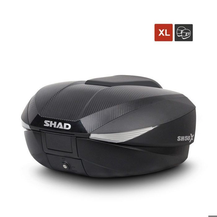 Top Case - Shad - SH58X Carbon - 46-58L - Smart Lock - Universal