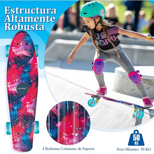  Skateboard Mini Costway 56 cm