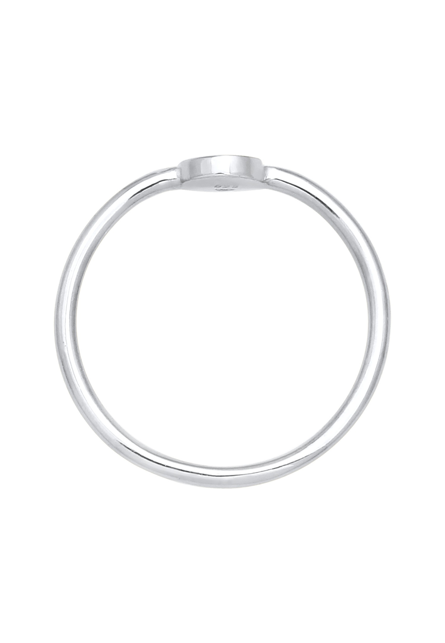 Elli Bague à empiler pour femme - Blogueur de la tendance de base Geo Plaquettelet en argent sterling 925 plaqué or