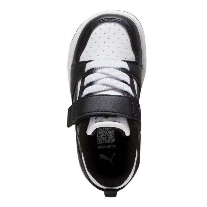 Zapatillas Puma Rebound V6 Lo Ac+ Inf para bebés y niños pequeños, color blanco, 397420-01