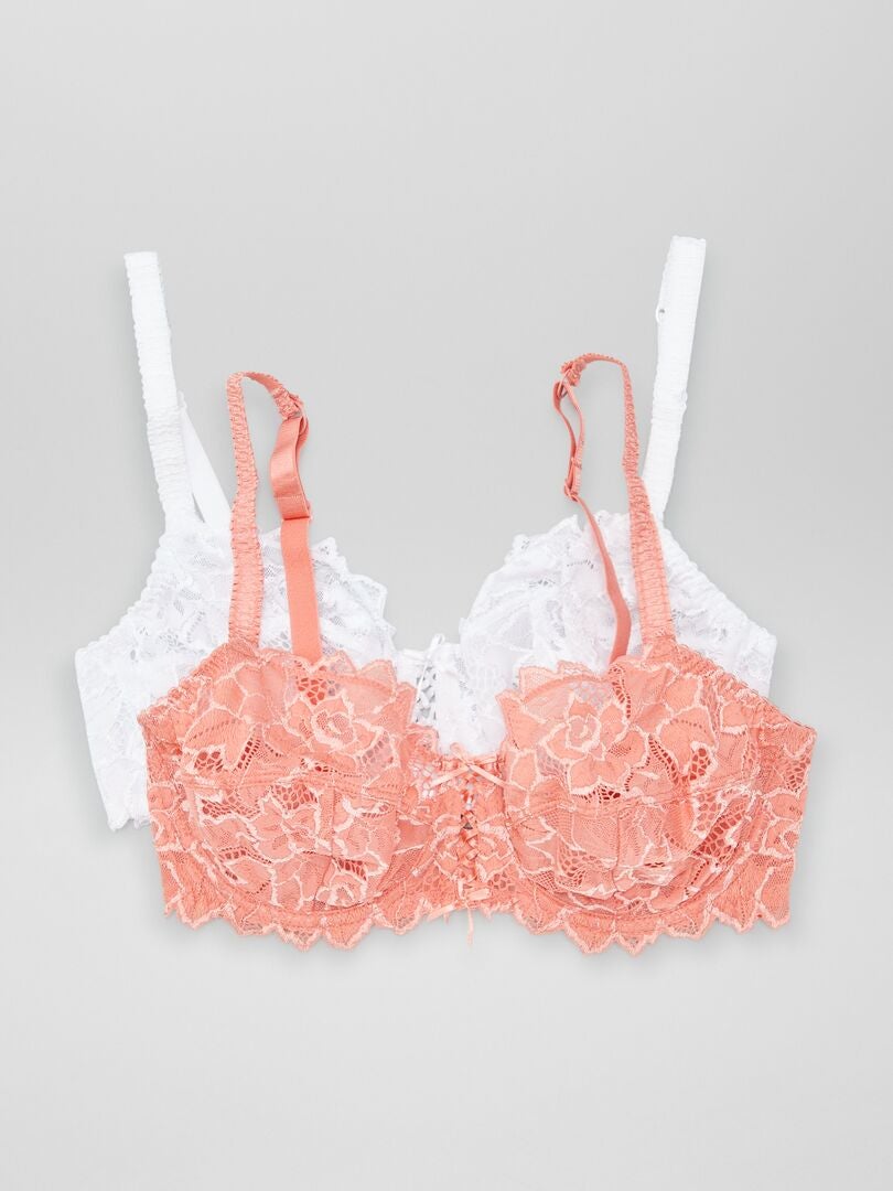 Conjunto de 2 sujetadores Arum 'Sans Complexe' - ROSA