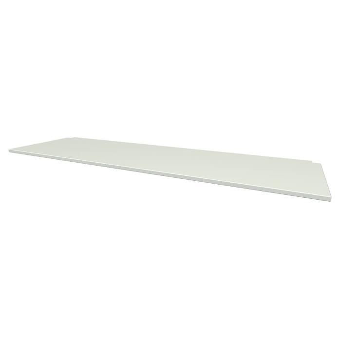Bureau pour lit mezzanine - ABC MEUBLES - Blanc - Bois massif - A suspendre - Droit