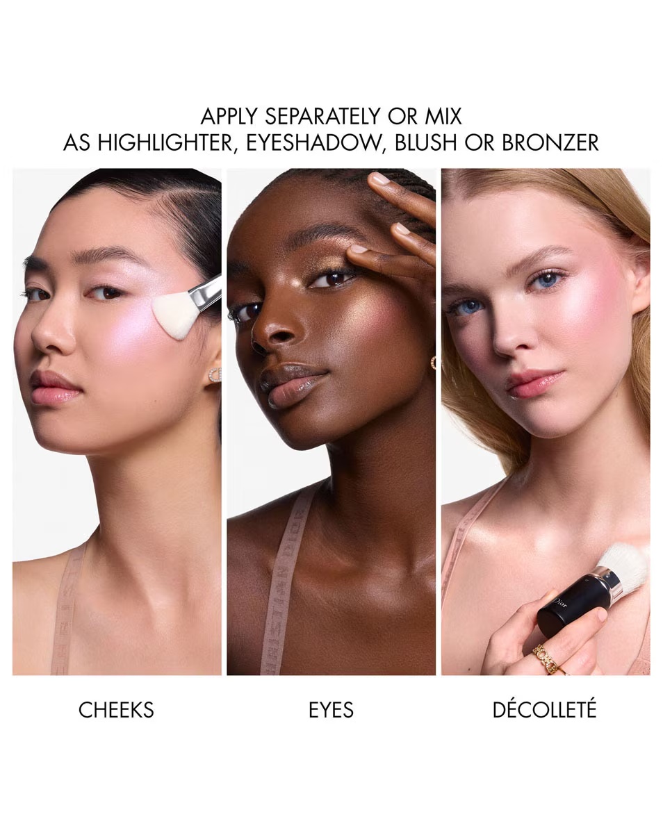 DIOR BACKSTAGE Dior Backstage Glow Maximizer Palette Paletă multifuncțională pentru iluminator și blush