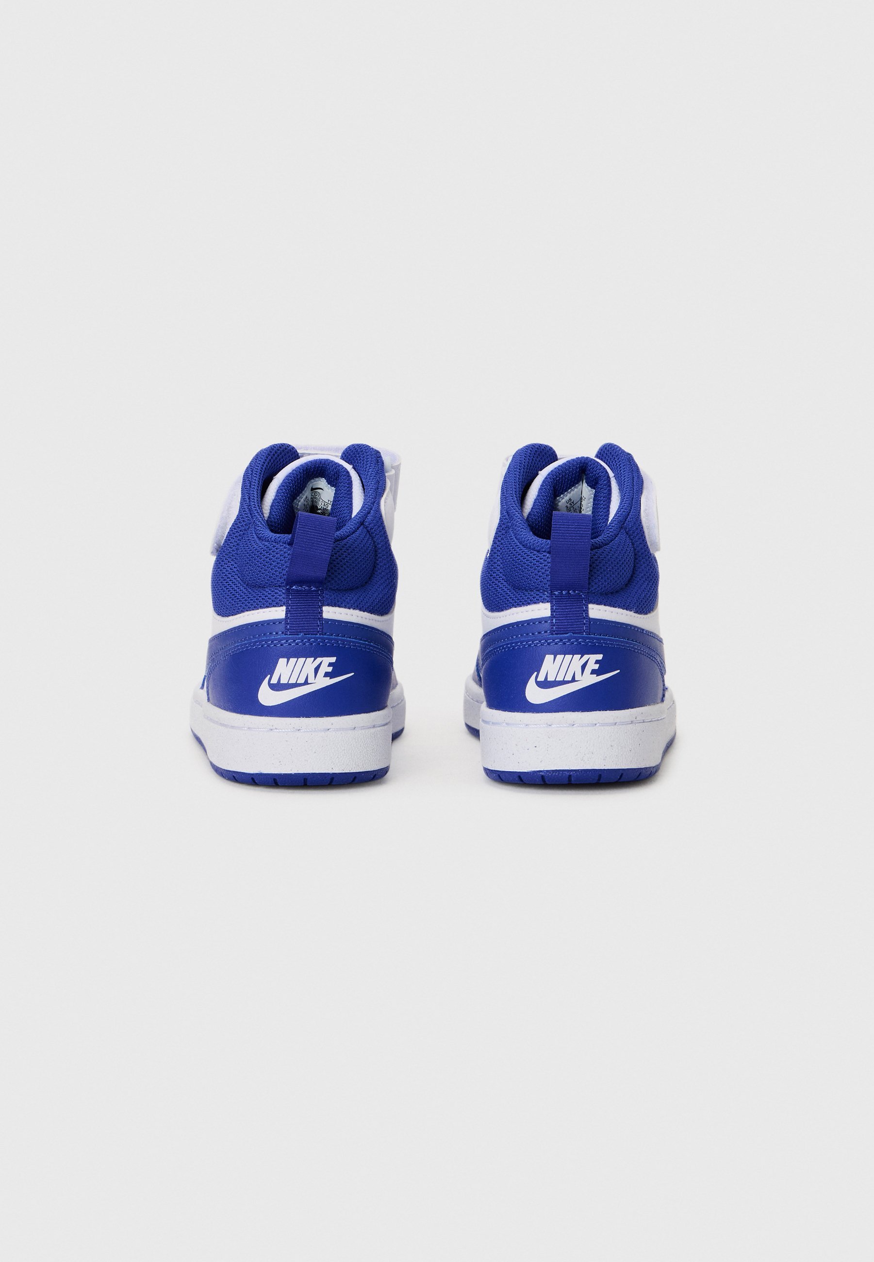 Nike Sportswear COURT BOROUGH MID 2 UNISEX - Trampki wysokie - biały/ciemna noc