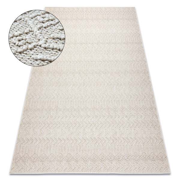 Dywan JERSEY 19243 krem - Jodełka, 60x100 cm